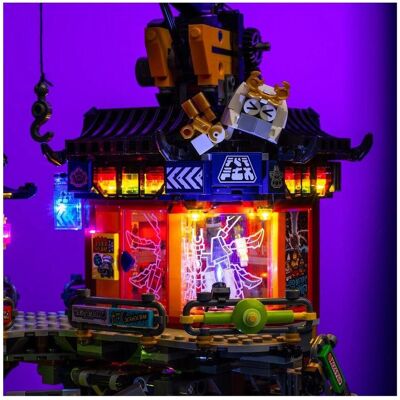 Light my bricks LMB 2.0 LED Licht Set für LEGO 71837 NINJAGO City Werkstätten Light my bricks LMB 2.0 LED Licht Set für LEGO 71837 NINJAGO City Werkstätten