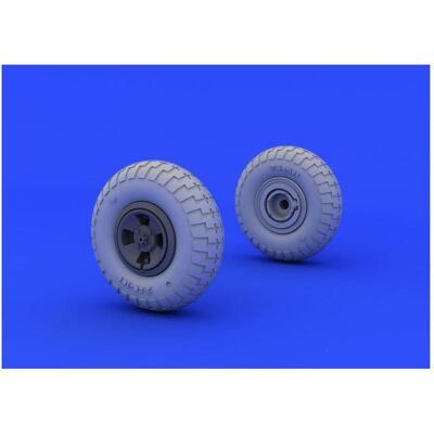 Eduard Spitfire wheels - 4 spoke for Eduard Spitfire wheels - 4 spoke for