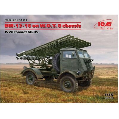 ICM BM-13-16 on W.O.T. 8 chassis, WWII Soviet MLRS ICM BM-13-16 on W.O.T. 8 chassis, WWII Soviet MLRS