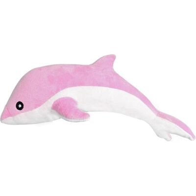 Lean Toys Rosa Delfin-Plüschmaskottchen, 70 cm (25 cm) Lean Toys Rosa Delfin-Plüschmaskottchen, 70 cm (25 cm)
