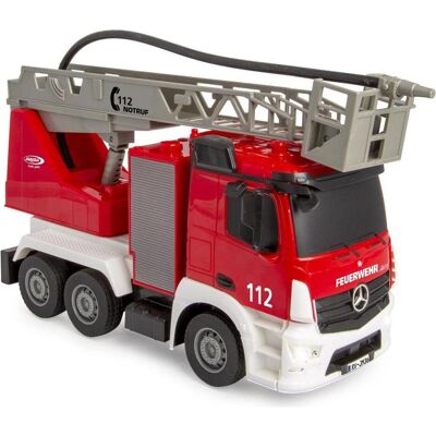 Jamara Feuerwehr Drehleiter Mercedes -Benz Antos 1:26 2,4GHz mit Spritzfunktion Jamara Feuerwehr Drehleiter Mercedes -Benz Antos 1:26 2,4GHz mit Spritzfunktion