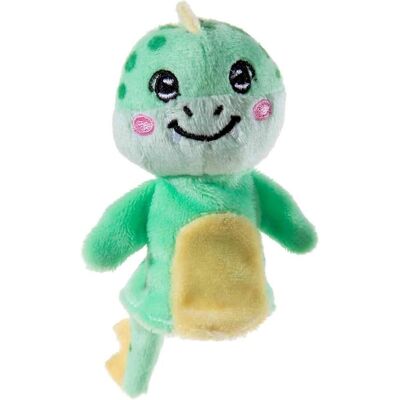 Heunec Fingerpuppe Dino, Spielpuppe, Finger Puppe, Spielzeug, 9 cm, 392779 Heunec Fingerpuppe Dino, Spielpuppe, Finger Puppe, Spielzeug, 9 cm, 392779