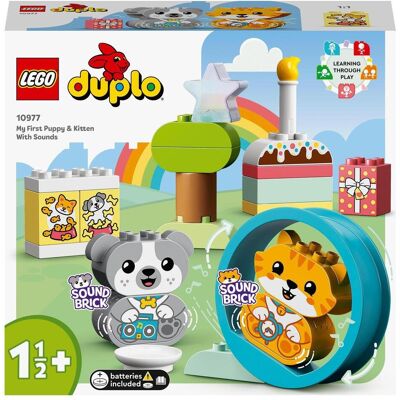 Lego Mein erstes Hündchen & Kätzchen - mit Ton (10977) Lego Mein erstes Hündchen & Kätzchen - mit Ton (10977)