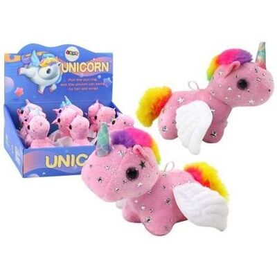 Lean Toys Rosa springendes Einhorn (8 cm) Lean Toys Rosa springendes Einhorn (8 cm)