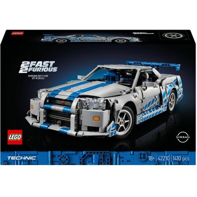 42210 2 Fast 2 Furious Nissan Skyline GT-R (R34) Flitzer (42210, LEGO Technic) 42210 2 Fast 2 Furious Nissan Skyline GT-R (R34) Flitzer (42210, LEGO Technic)