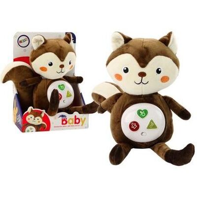 Lean Toys Interaktives Eichhörnchen-Kuscheltier (24 cm) Lean Toys Interaktives Eichhörnchen-Kuscheltier (24 cm)