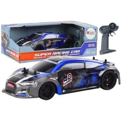 Lean Toys Auto R/C 1:18 Gummi-Drifträder blau Lean Toys Auto R/C 1:18 Gummi-Drifträder blau