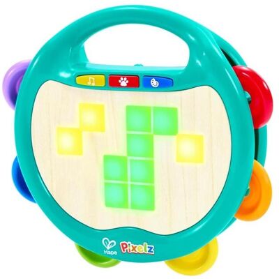 Hape - Pixelz Shake & Tap Tambourine (87-0705) Hape - Pixelz Shake & Tap Tambourine (87-0705)