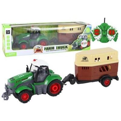 Topeshop Ferngesteuerter Traktor mit Anhänger Topeshop Ferngesteuerter Traktor mit Anhänger