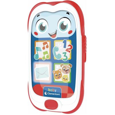 Clementoni Baby Smartphone Rot – erstes Spielzeug für Kinder 6 Monate, Handyspiel, Musik, interaktiv Clementoni Baby Smartphone Rot – erstes Spielzeug für Kinder 6 Monate, Handyspiel, Musik, interaktiv