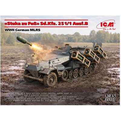 ICM Stuka zu Fuss Sd.Kfz. 251/1 Ausf.B, WW II German MLRS ICM Stuka zu Fuss Sd.Kfz. 251/1 Ausf.B, WW II German MLRS