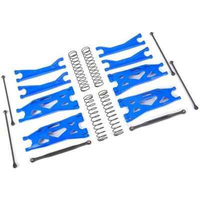 Traxxas wide-x-maxx-kit blau querlenker, spurstangen, wellen + federn Traxxas wide-x-maxx-kit blau querlenker, spurstangen, wellen + federn
