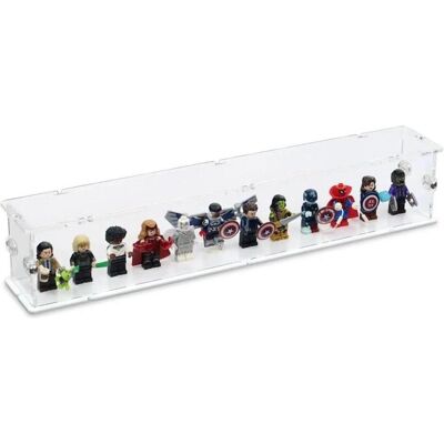 iDisplayit Acryl-Display für 12 LEGO-Minifigur (mit weissem Boden und Noppen) iDisplayit Acryl-Display für 12 LEGO-Minifigur (mit weissem Boden und Noppen)