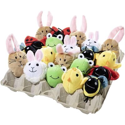 Heunec SORTIMENT Frühjahr/Ostern in der Eierschachtel (Plüsch, 4cm (8 cm) Heunec SORTIMENT Frühjahr/Ostern in der Eierschachtel (Plüsch, 4cm (8 cm)
