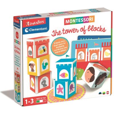 Clementoni TOY CUBE TOWER MONTESSORI 50934 Clementoni TOY CUBE TOWER MONTESSORI 50934