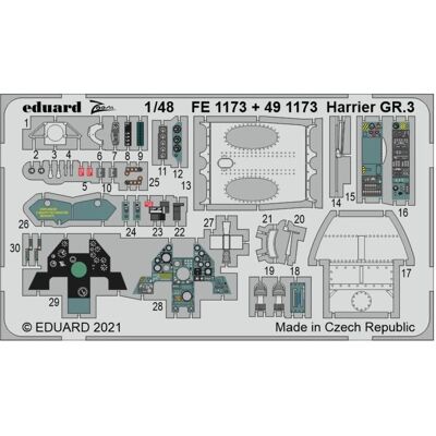 Eduard Harrier GR.3 1/48 for KINETIC Eduard Harrier GR.3 1/48 for KINETIC