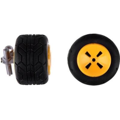Carrera 2 Reifen & Felgen mit Lenkachse vorne für # 162107X/108X, RC, ab 6 Jahren Carrera 2 Reifen & Felgen mit Lenkachse vorne für # 162107X/108X, RC, ab 6 Jahren