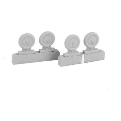 CMK Bf 109G-6 Wheel set (smooth and ribbed tyres) CMK Bf 109G-6 Wheel set (smooth and ribbed tyres)