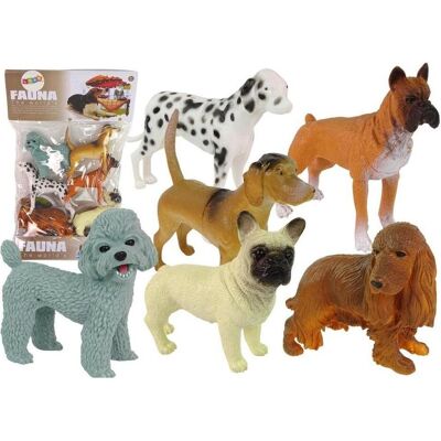 Lean Toys Set reinrassige Hundefiguren xh 6-tlg Lean Toys Set reinrassige Hundefiguren xh 6-tlg