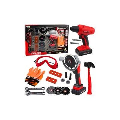 Lean Toys Grosser Werkzeugsatz, 28-teilig. Lean Toys Grosser Werkzeugsatz, 28-teilig.