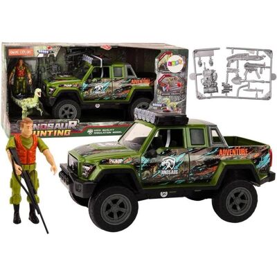 Lean Toys Offroad-Jagdfahrzeug mit Jäger- und Dinosauriersound Lean Toys Offroad-Jagdfahrzeug mit Jäger- und Dinosauriersound