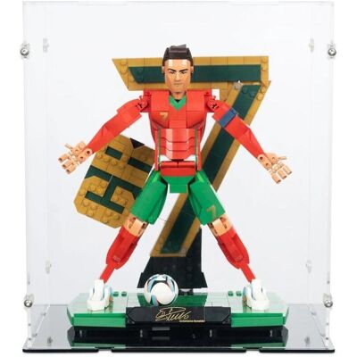 iDisplayit Acryl-Display für 43016 Cristiano Ronaldo – Fussballlegende (Mit schwarzem Boden) iDisplayit Acryl-Display für 43016 Cristiano Ronaldo – Fussballlegende (Mit schwarzem Boden)