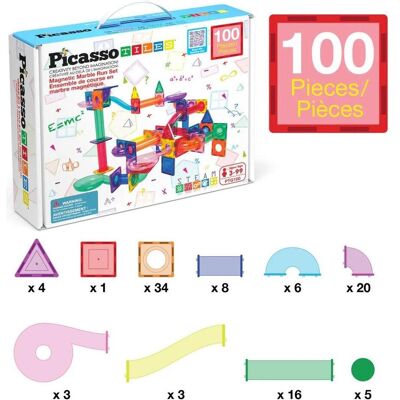 Picasso-Tiles 100 Magnetische Bausteine - Bausteine Picasso-Tiles 100 Magnetische Bausteine - Bausteine