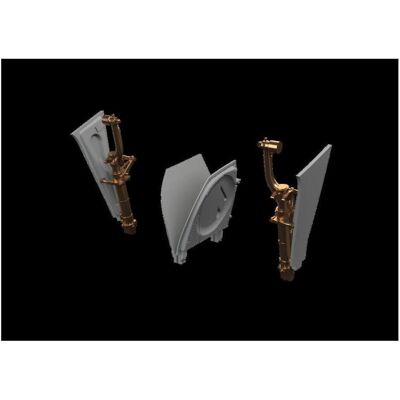 Eduard P-51B/C undercarriage legs BRONZE Eduard P-51B/C undercarriage legs BRONZE