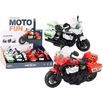 Lean Toys Polizeimotorrad mit Licht- und Sound-MIX Lean Toys Polizeimotorrad mit Licht- und Sound-MIX