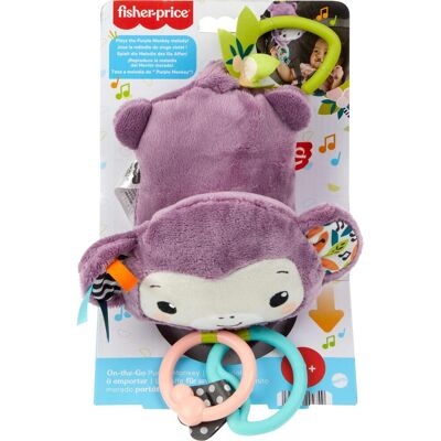 Fisher Price Fisher-Price The-Go Purple Monkey - Baby Spielzeug Fisher Price Fisher-Price The-Go Purple Monkey - Baby Spielzeug