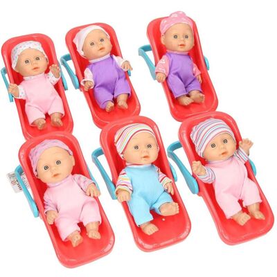 Lobbes Babypuppe im Tragestuhl Lobbes Babypuppe im Tragestuhl