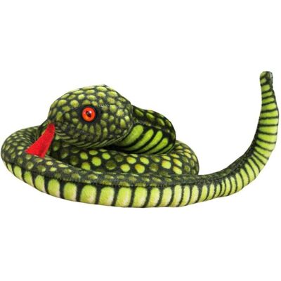 Lean Toys Leantoys Plüsch Schlange Maskottchen Grün 100 cm Lean Toys Leantoys Plüsch Schlange Maskottchen Grün 100 cm
