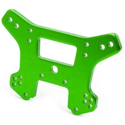 Traxxas dämpferbrücke vorn 6061-t6 alu grün eloxiert Traxxas dämpferbrücke vorn 6061-t6 alu grün eloxiert