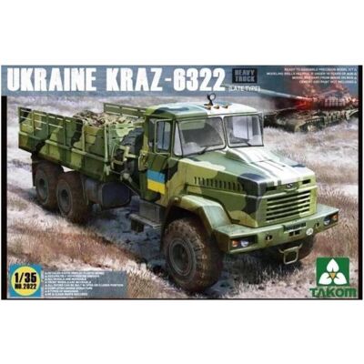 Takom Ukraine KrAZ-6322 Late Modellbausatz - 1:35 Militär Takom Ukraine KrAZ-6322 Late Modellbausatz - 1:35 Militär