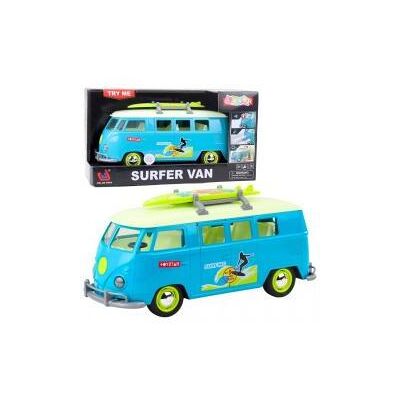 Lean Toys Auto Surfer Van Bus Surfbrett Lichter Sounds Türkis Lean Toys Auto Surfer Van Bus Surfbrett Lichter Sounds Türkis