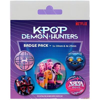 Pyramid KPop Demon Hunters Ansteck-Buttons 5er-Pack Pyramid KPop Demon Hunters Ansteck-Buttons 5er-Pack