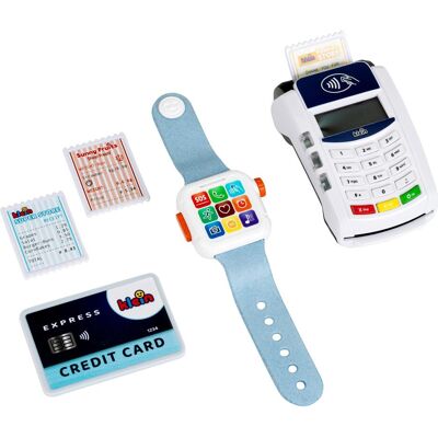 Theo Klein, Kaufladen Zubehör, MM - PoS Terminal und Smart Watch, mit L Theo Klein, Kaufladen Zubehör, MM - PoS Terminal und Smart Watch, mit L