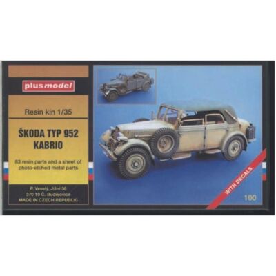 Plus Model Skoda Typ 952 Kabrio WW II Plus Model Skoda Typ 952 Kabrio WW II