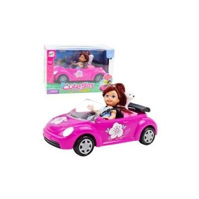 Lean Toys Lean Mini-Puppenwagen Cabrio Hundeset Lean Toys Lean Mini-Puppenwagen Cabrio Hundeset