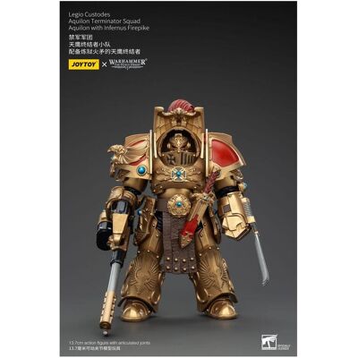 Joy Toy Warhammer The Horus Heresy Actionfigur 1/18 Legio Custodes Aquilon Terminator Squad Aquilon with Inf Joy Toy Warhammer The Horus Heresy Actionfigur 1/18 Legio Custodes Aquilon Terminator Squad Aquilon with Inf