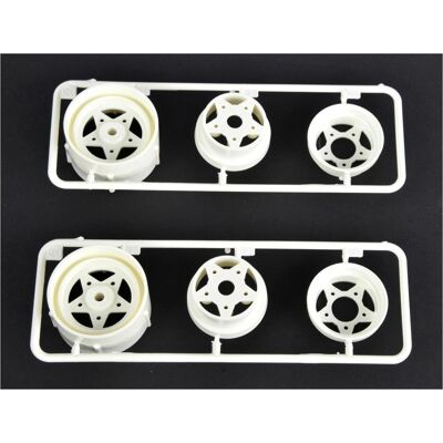 Tamiya R-Teile Felgen hinten (2) 58441/45 Tamiya R-Teile Felgen hinten (2) 58441/45