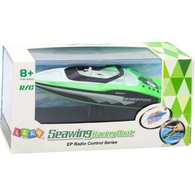 Lean Toys Lean Ferngesteuertes Rc-Motorboot Weiss &Amp Grün 15Cm Lean Toys Lean Ferngesteuertes Rc-Motorboot Weiss &Amp Grün 15Cm