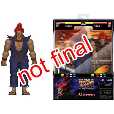 Jada Street Fighter II Akuma 6.2" Figure Jada Street Fighter II Akuma 6.2" Figure
