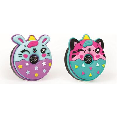 Clementoni Crazy Chic Lidschatten Tiere Donut Lila/Blau Clementoni Crazy Chic Lidschatten Tiere Donut Lila/Blau