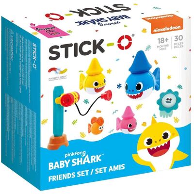 Clics Stick-O - Baby Shark Friends Set Clics Stick-O - Baby Shark Friends Set