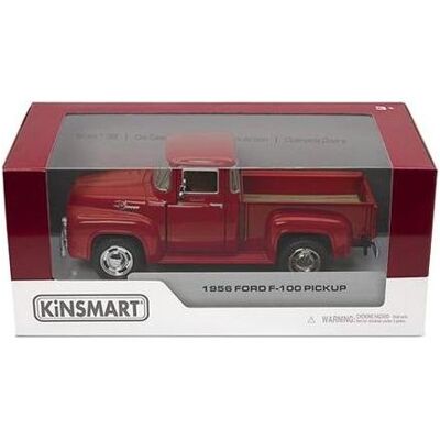 Kinsmart KINS Die-cast Modell 1956 Ford F-100 Pickup, 1:38, ast 4 Kinsmart KINS Die-cast Modell 1956 Ford F-100 Pickup, 1:38, ast 4