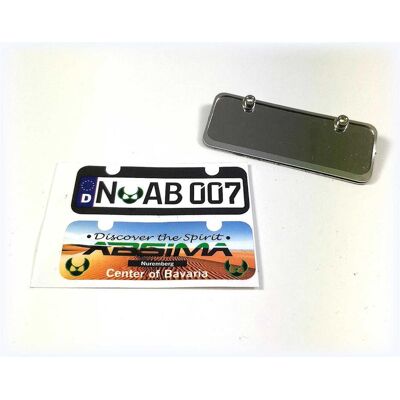 Absima 2320101 RC-Modellbau Zubehör Kennzeichenhalterungen hinten Absima 2320101 RC-Modellbau Zubehör Kennzeichenhalterungen hinten