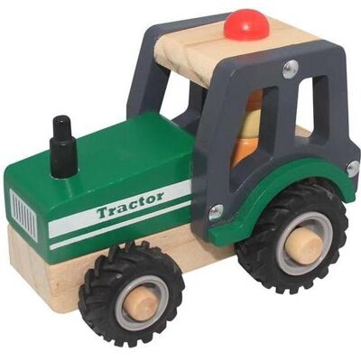 Magni - Holz-Traktor mit Gummirädern - Spielzeugtraktor Magni - Holz-Traktor mit Gummirädern - Spielzeugtraktor