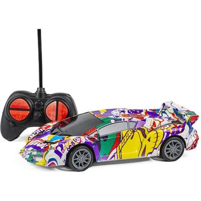 Toymax Graffiti Racing car R/C w/light 1:20, 27MHz Toymax Graffiti Racing car R/C w/light 1:20, 27MHz