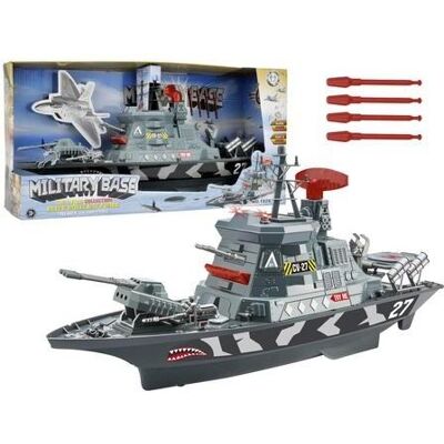 Lean Toys Militärschiff Militärlichtgeräusche Lean Toys Militärschiff Militärlichtgeräusche